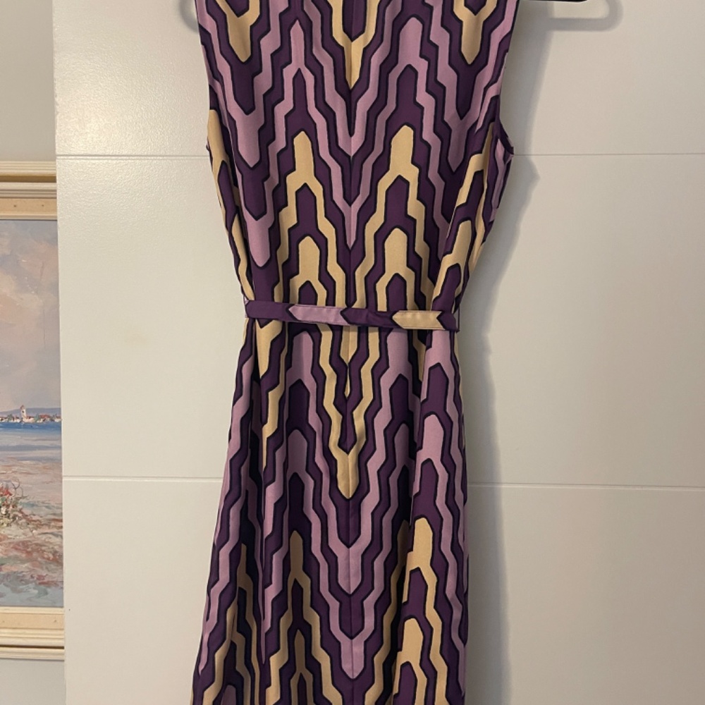 Tory burch Linda dress, Shirtdress, No Sleeve, A-Line, Drawstring, Women Size 2 - Picture 11 of 11